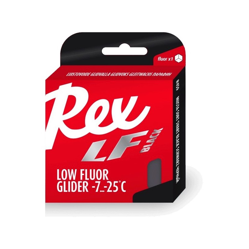 низкофтористый парафин Rex LF Black (чёрный с графитом) -7°C...-25°C,  86 г